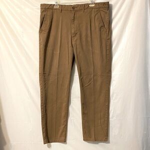 Levi's Men's dark khaki work pants 40x30. See photos for stain & wear marks.